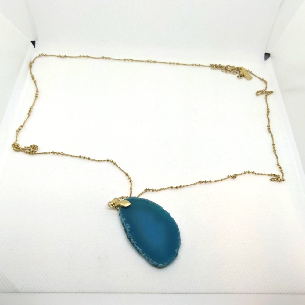 INC Geode Inspired Pendant Necklace